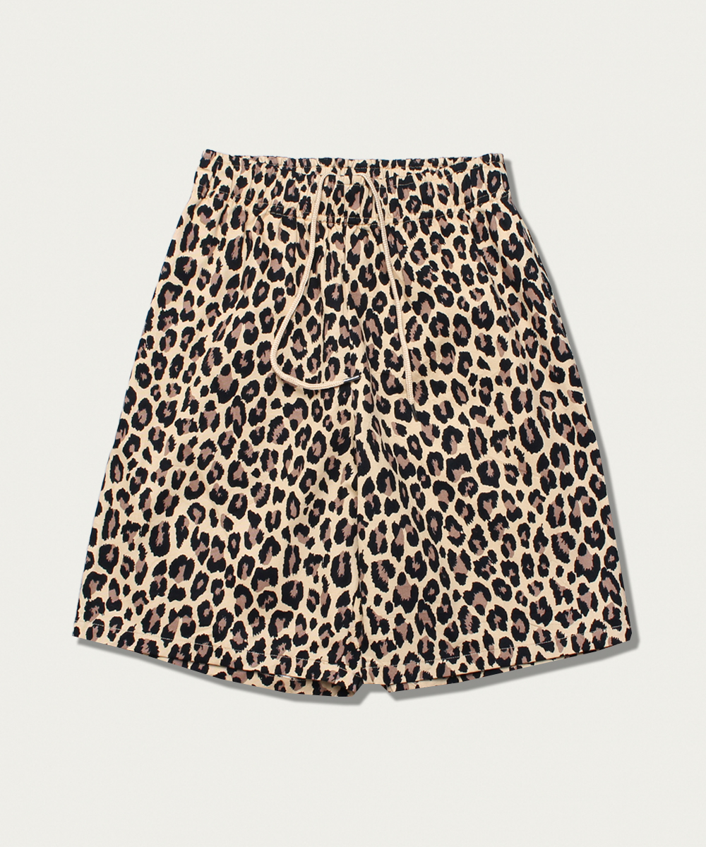 Azul by moussy leopard chef&#039;s shorts